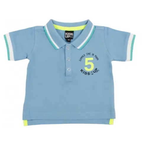 Kids-Up Kort Polo shirt blå