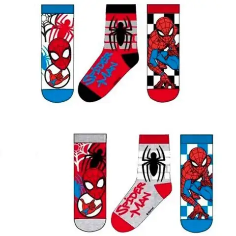 Spiderman-strømper-3-pak