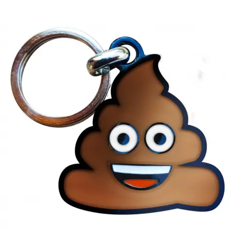 Nøglering Emoji Poo