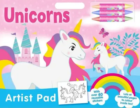 Unicorns Artist Pad til kreative piger