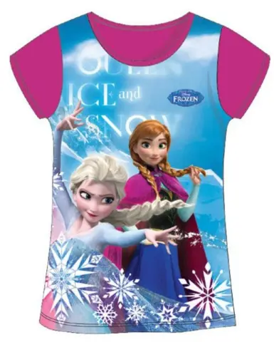 Disney Frost t-shirt med Anna og Elsa