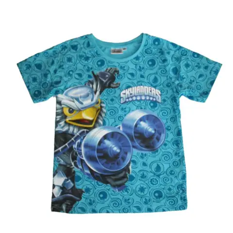 Skylanders kortærmet t-shirt i blå med Jet Vac