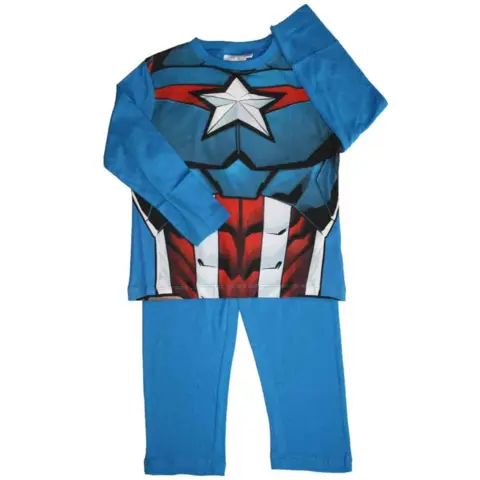 Captain America Pyjamas fra Marvel Avengers