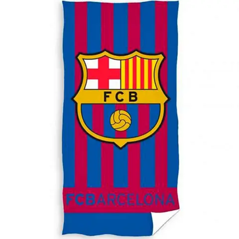 Strandhåndklæde FC Barcelona 140x70