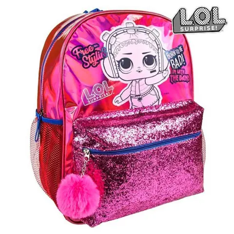 LOL Suprise skoletaske pink