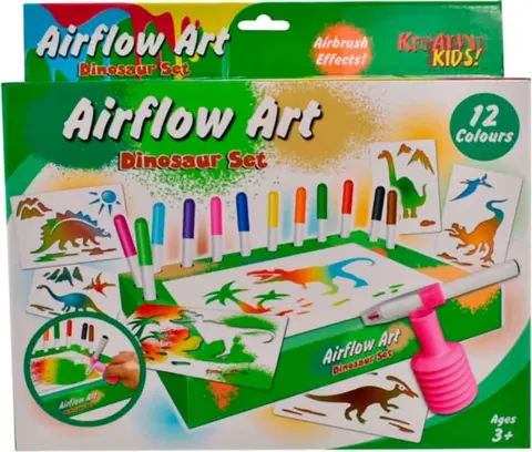 Airflow pen dinosaur sæt