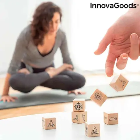 innovagoods yoga spil med 7 terninger