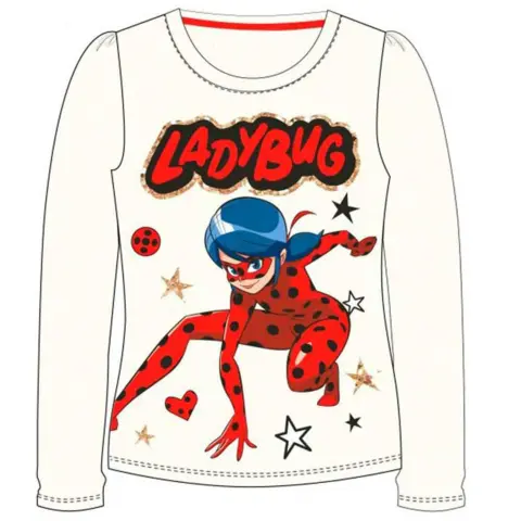 Ladybug ls t-shirt i hvid
