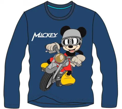 Mickey Mouse t-shirt motorcykel navy