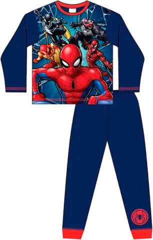 Navy pyjamas med Spiderman motiv