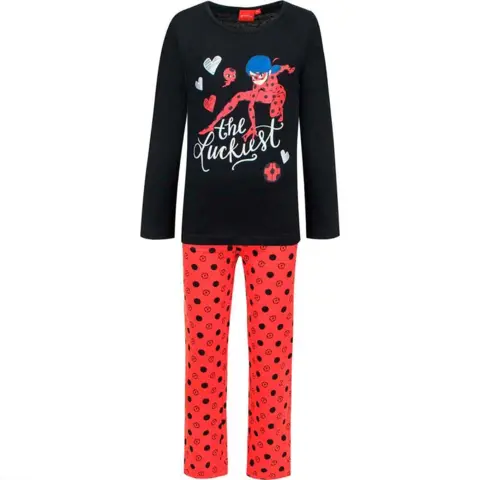 Ladybug pyjamas the luckiest sort rød