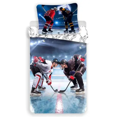 Ishockey sengetøj 140x200