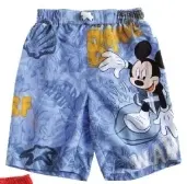 Mickey Mouse badeshorts lysblå