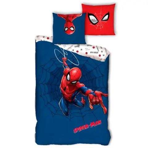 Spiderman sengetøj 140x200 microfiber