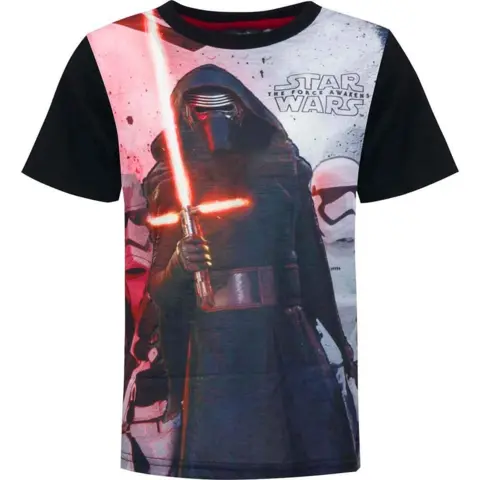 Star Wars t-shirt kort the forces awake
