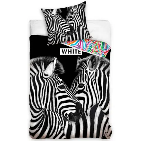 Zebra sengetøj 140x200