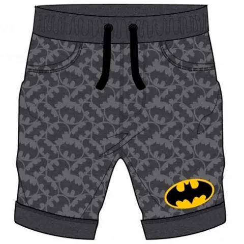 Batman shorts med all-over logo i grå