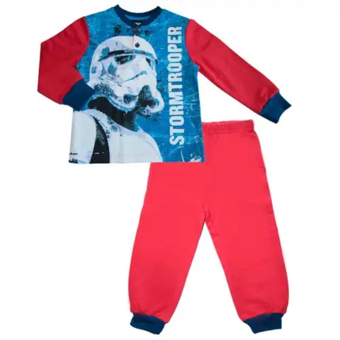 Star Wars pyjamas storm trooper rød
