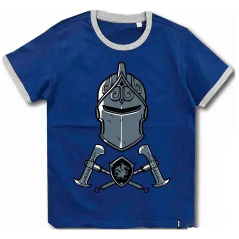 Fortnite Black Knight t-shirt kort blå