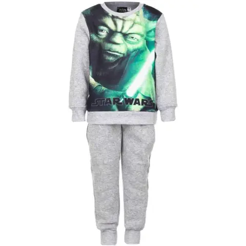 Star Wars Master Yoda joggingsæt grå