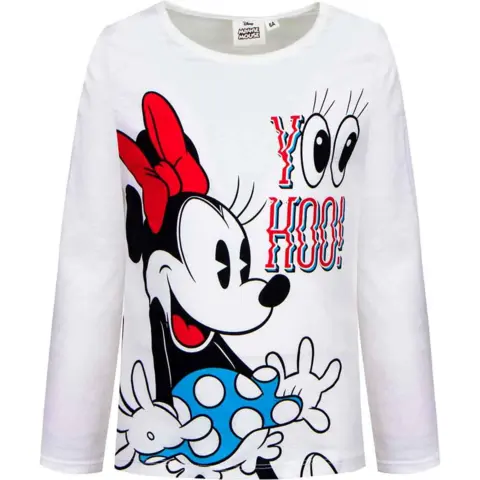 Minnie Mouse t-shirt organic hvid