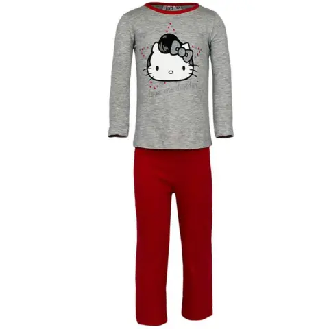 Hello Kitty pyjamas grå elvis