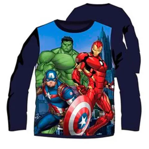 Langærmet Avengers t-shirt Team Hero