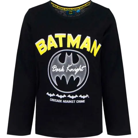 Batman langærmet t-shirt sort Dark Knight