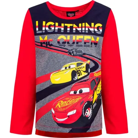Disney Cars t-shirt rød Lightning
