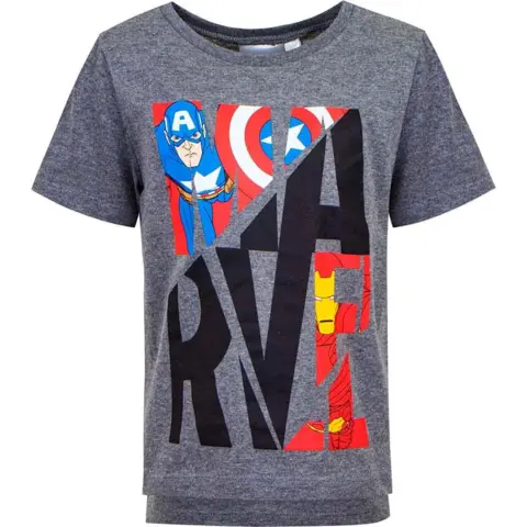 Avengers t-shirt kort grå