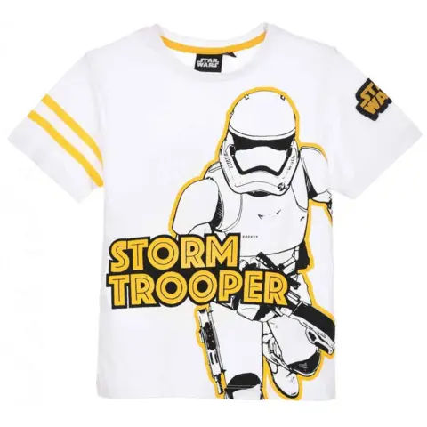 Star Wars t-shirt storm trooper i hvid