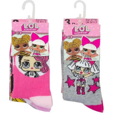 LOL Surprise sokker til piger 3-pak