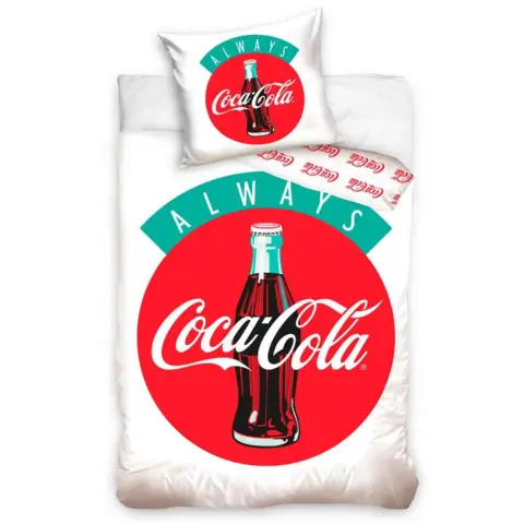 Coca Cola Always sengetøj 140x200