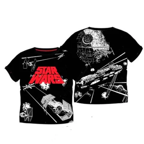 Star Wars galaxy t-shirt sort