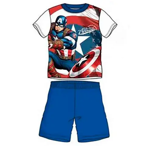Avengers sommer pyjamas blå