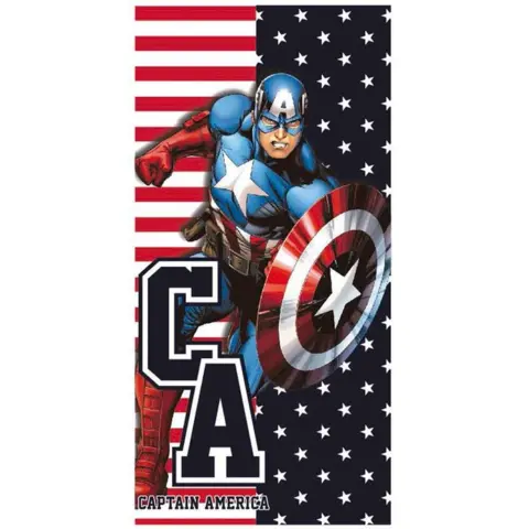 Marvel Avengers badehåndklæde 70x140 captain america