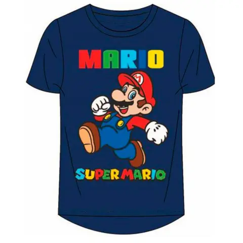 Super Mario kort t-shirt navy