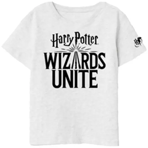 Harry Potter kort t-shirt Wizards Unite grå
