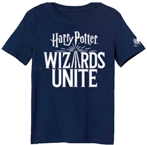 Harry Potter t-shirt blå Wizards Unite