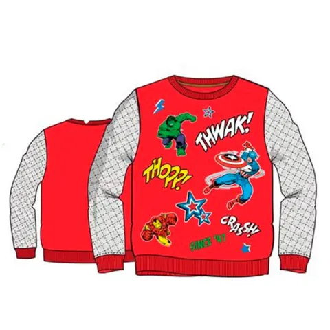 Avengers sweatshirt thwak rød