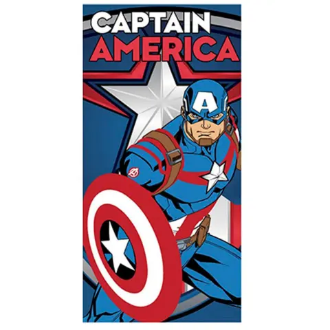 Captain America Avenges badehåndklæde 70x140