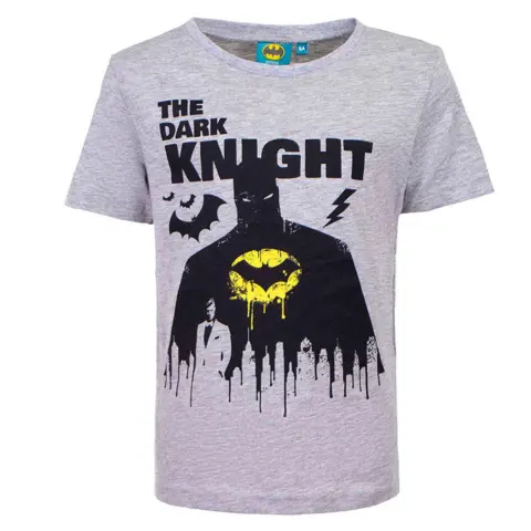 Batman kort t-shirt grå dark knight