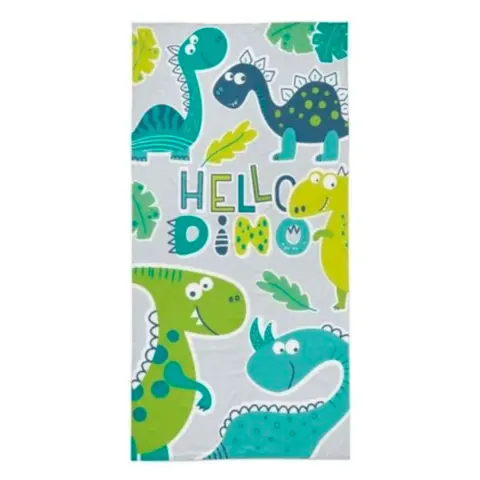 Hello Dino badehåndklæde 70x140