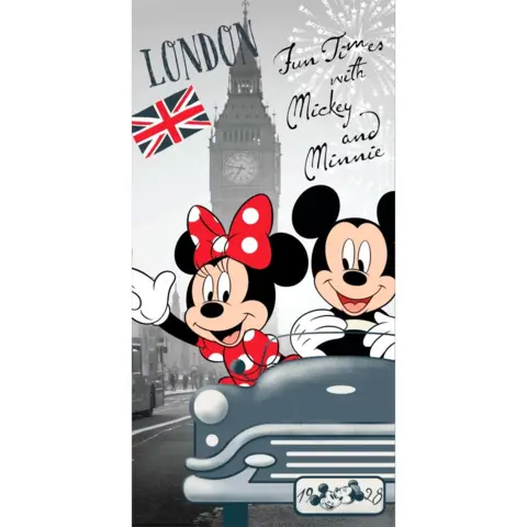 Minnie Mouse badehåndklæde 70x140 london