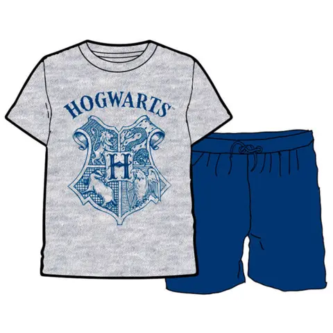 Harry Potter kort pyjamas Hogwarts
