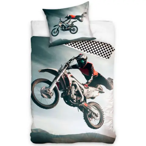 Motocross sengetøj 140x200