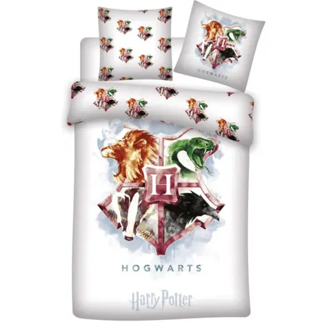 Harry Potter sengetøj Hogwarts 140x200