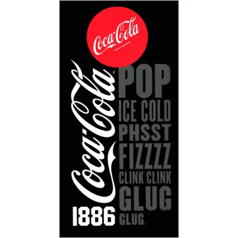 Coca Cola håndklæde 70x140 cm