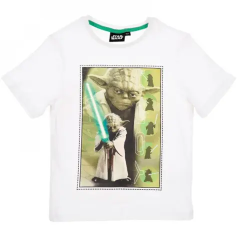 Master Yoda t-shirt kortærmet hvid