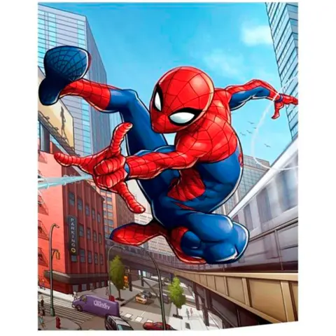Spiderman fleecetæppe 100x140 spidey